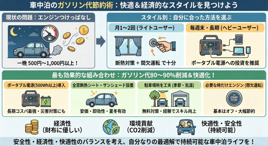 ガソリン消費ガイドのまとめ