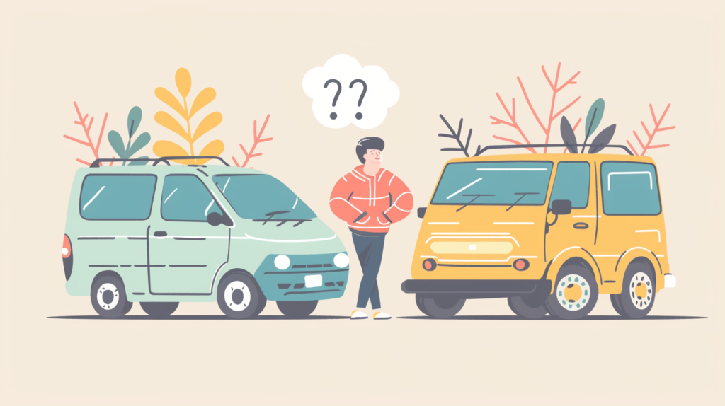 車種選びのポイント：車中泊向きの車両とは