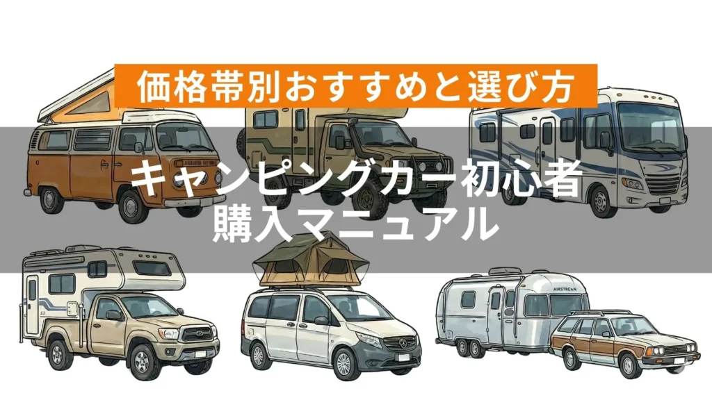 アイキャッチ（キャンピングカー初心者の購入マニュアル｜価格帯別おすすめと選び方）