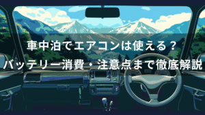 車中泊でエアコンは使える？バッテリー消費・注意点まで徹底解説